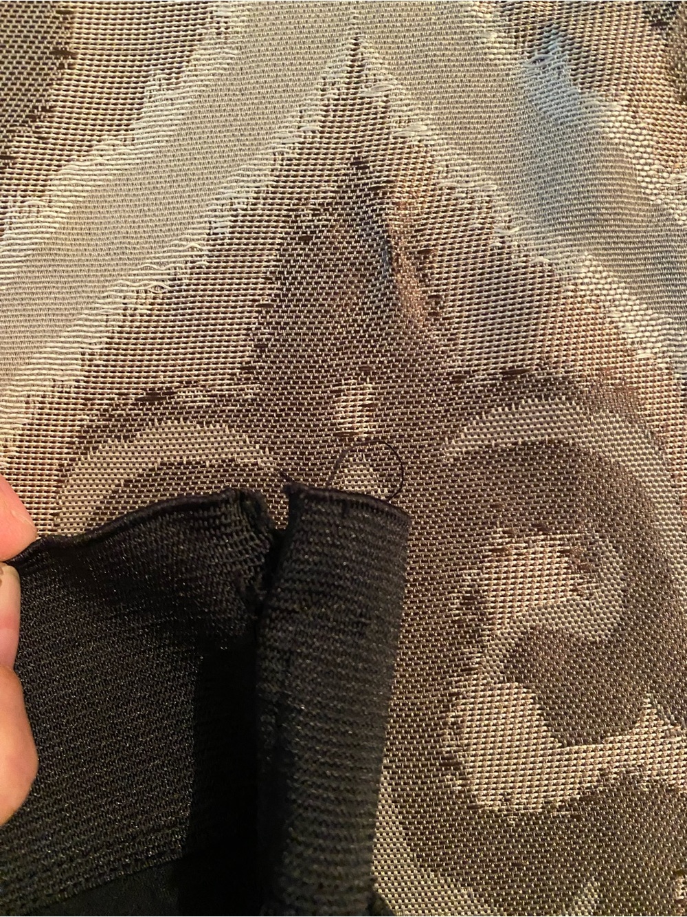 Alfani XL Black Wide Leg Palazzo Pants Floral Lily Graphic Print Flowy Comfort - Picture 3 of 8